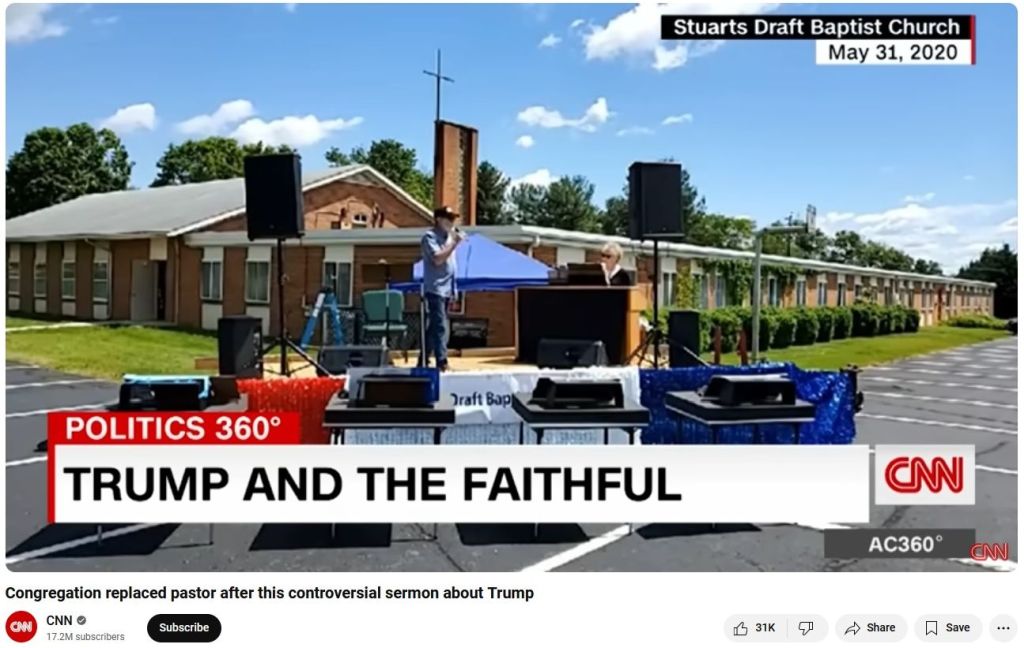 A snapshot of William Kopp's sermon