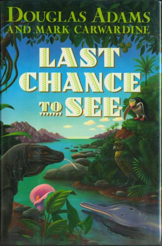 Image result for last chance to see douglas adams book cover